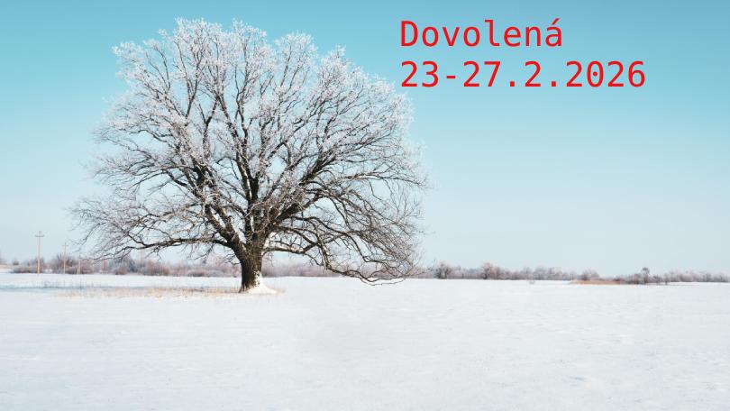 Dovolená 23. - 27.2.2026