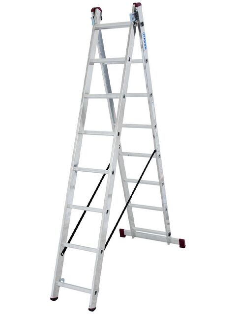 Žebřík dvoudílný víceúčelový Corda 2x8 příček