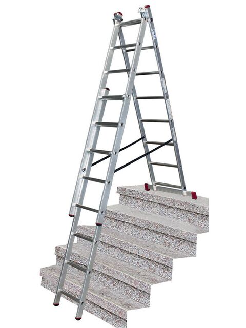 Žebřík třídílný mnohoúčelový Corda TR 3x8 příček