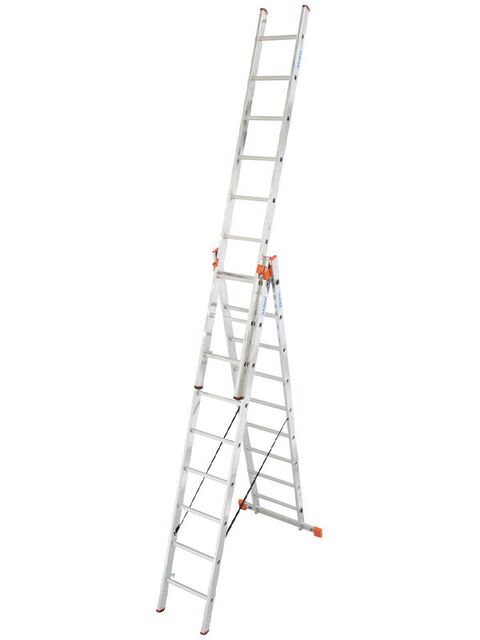 Žebřík třídílný Monto-Profi 3x6 příček