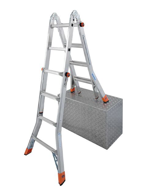 Žebřík kloubový teleskopický TeleMatic 4x4 příčky