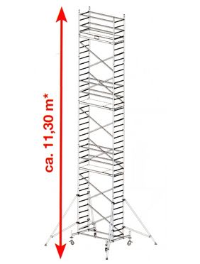 Pojízdné lešení ProTec 2,0 x 0,7, prac.výška 11,3 m