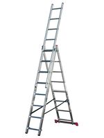 Žebřík třídílný mnohoúčelový Corda 3x8 příček